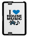 I Love House Blue Black Jazz Kindle Fire HD Cover-TooLoud-Black-White-Davson Sales