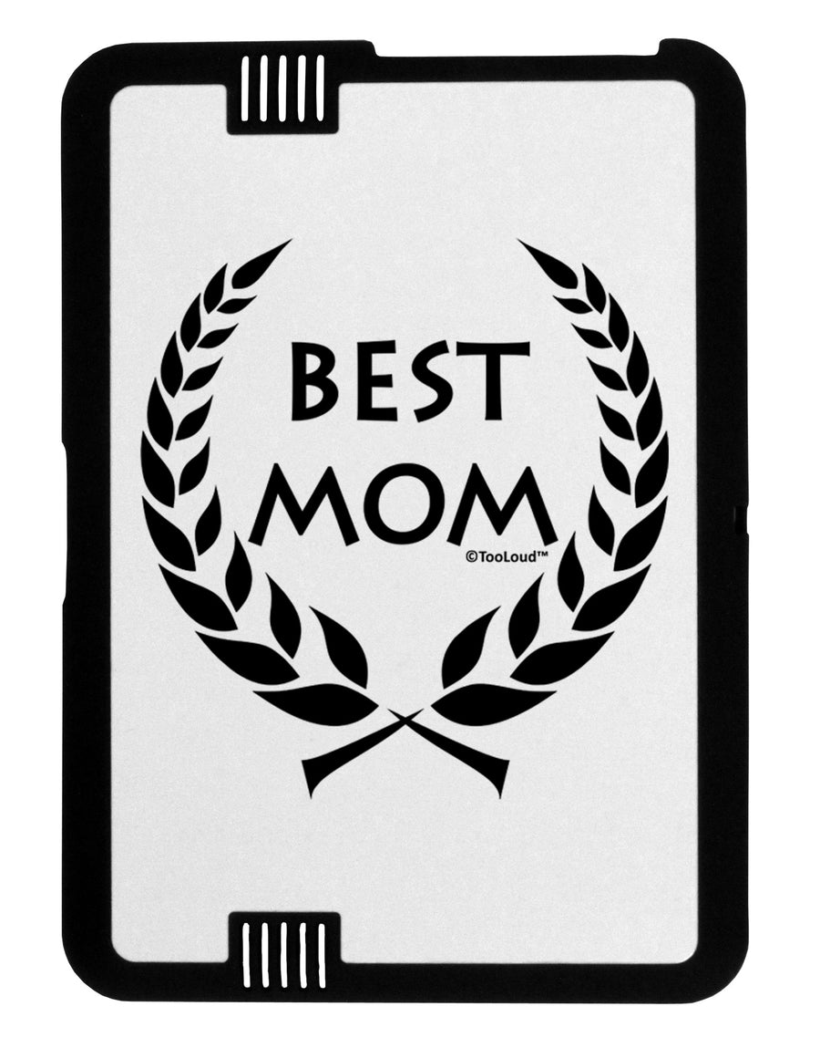 Best Mom - Wreath Design Black Jazz Kindle Fire HD Cover by TooLoud-TooLoud-Black-White-Davson Sales