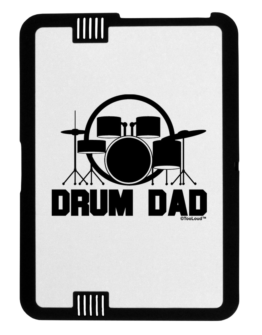 Drum Dad Black Jazz Kindle Fire HD Cover by TooLoud-TooLoud-Black-White-Davson Sales
