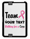 Personalized Team -Name- Breast Cancer Walk - Walking for a Cure Black Jazz Kindle Fire HD Cover by TooLoud-TooLoud-Black-White-Davson Sales