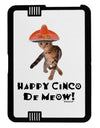 Cat with Pink Sombrero - Happy Cinco de Meow Black Jazz Kindle Fire HD Cover by TooLoud-TooLoud-Black-White-Davson Sales