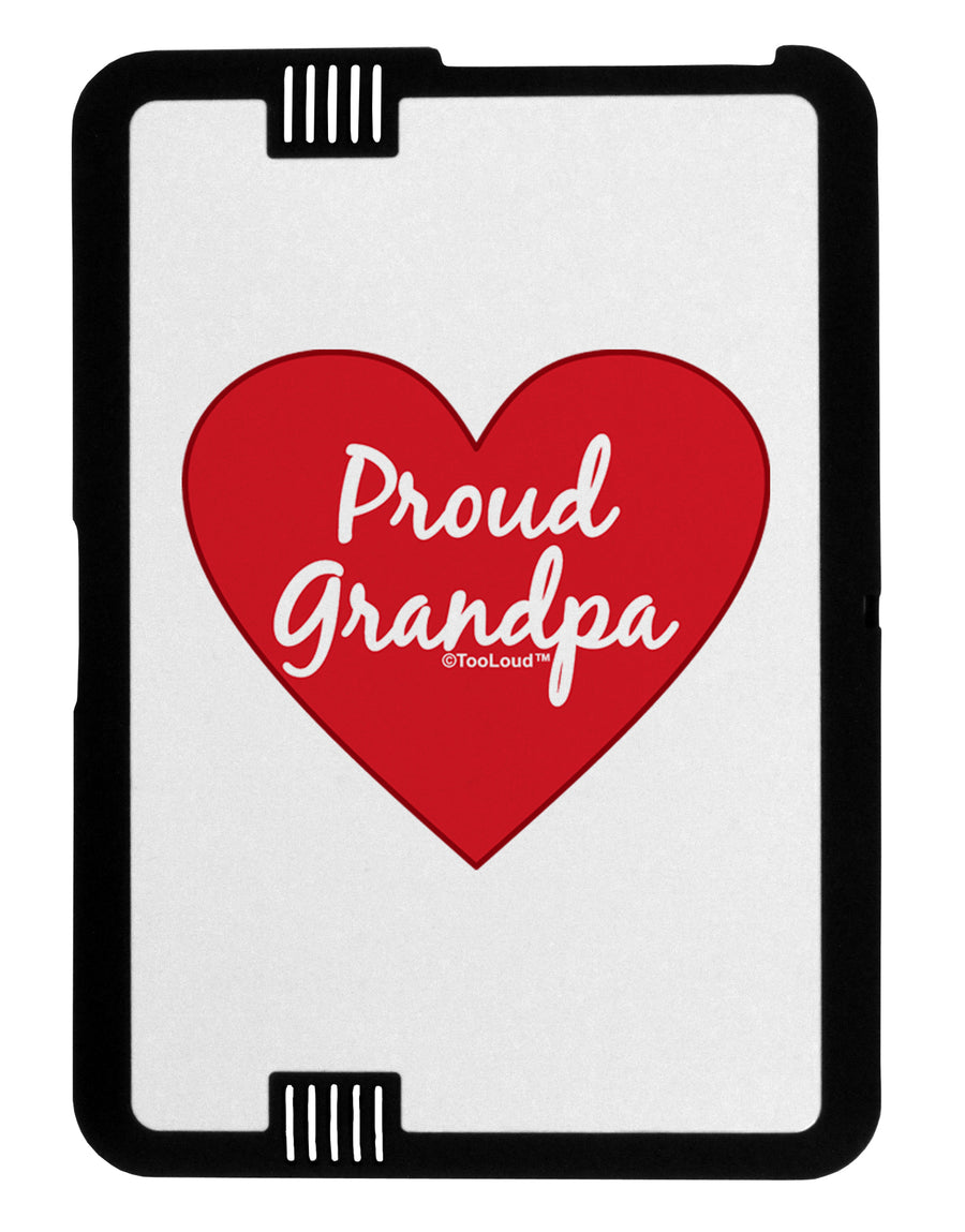 Proud Grandpa Heart Black Jazz Kindle Fire HD Cover by TooLoud-TooLoud-Black-White-Davson Sales