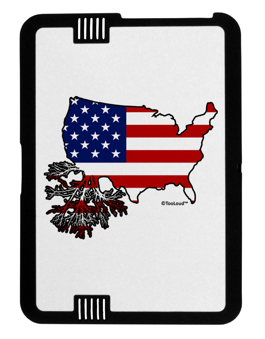 American Roots Design - American Flag Black Jazz Kindle Fire HD Cover by TooLoud-TooLoud-Black-White-Davson Sales