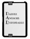 DAD - Acronym Black Jazz Kindle Fire HD Cover by TooLoud-TooLoud-Black-White-Davson Sales