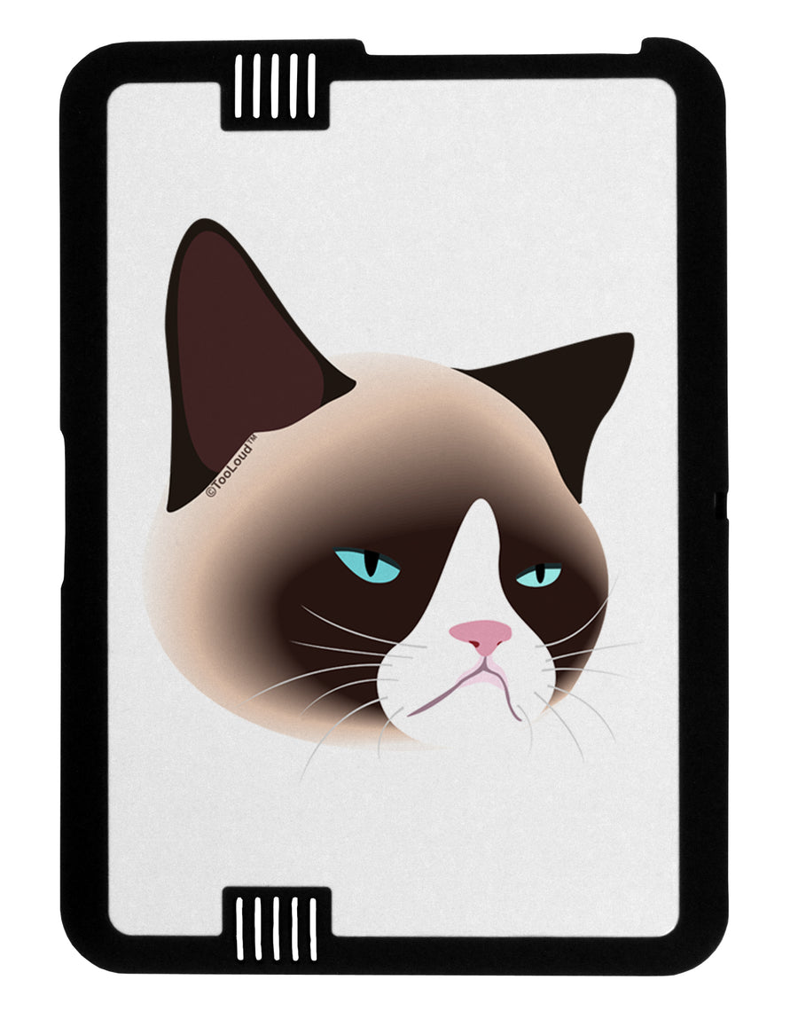 Cute Disgruntled Siamese Cat Black Jazz Kindle Fire HD Cover by TooLoud-TooLoud-Black-White-Davson Sales
