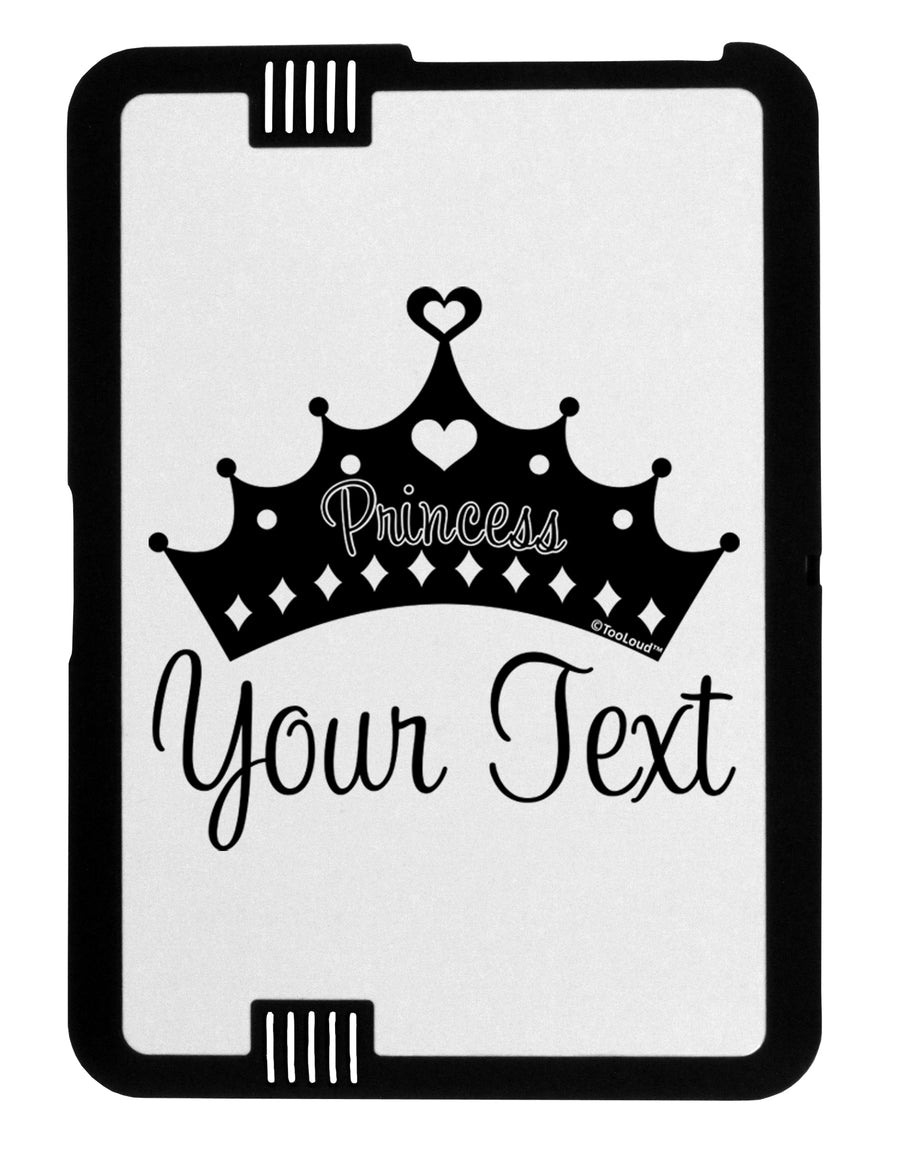 Personalized Princess -Name- Design Black Jazz Kindle Fire HD Cover by TooLoud-TooLoud-Black-White-Davson Sales
