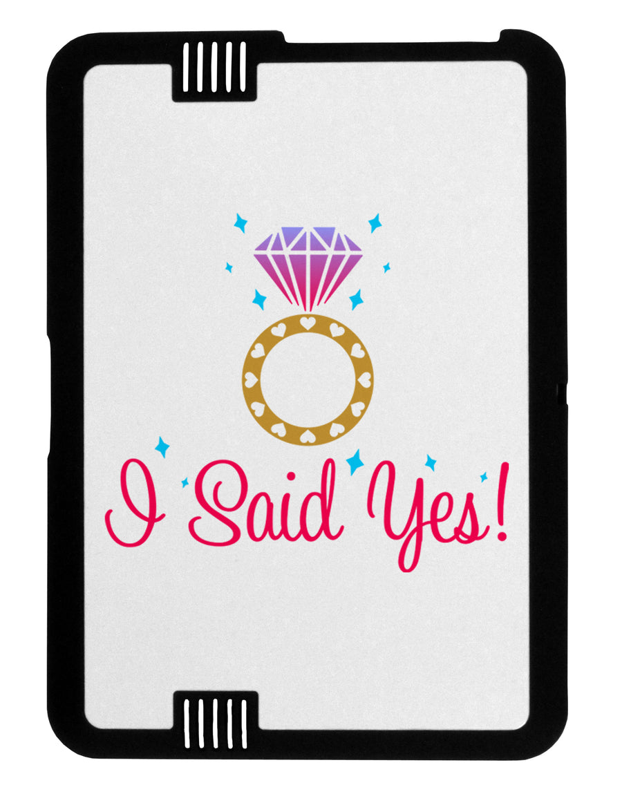 I Said Yes - Diamond Ring - Color Black Jazz Kindle Fire HD Cover by TooLoud-TooLoud-Black-White-Davson Sales