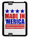 Made in Merica - Stars and Stripes Color Design Black Jazz Kindle Fire HD Cover by TooLoud-TooLoud-Black-White-Davson Sales
