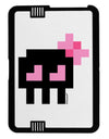 Retro 8-Bit Skull with Pink Bow Black Jazz Kindle Fire HD Cover by TooLoud-TooLoud-Black-White-Davson Sales