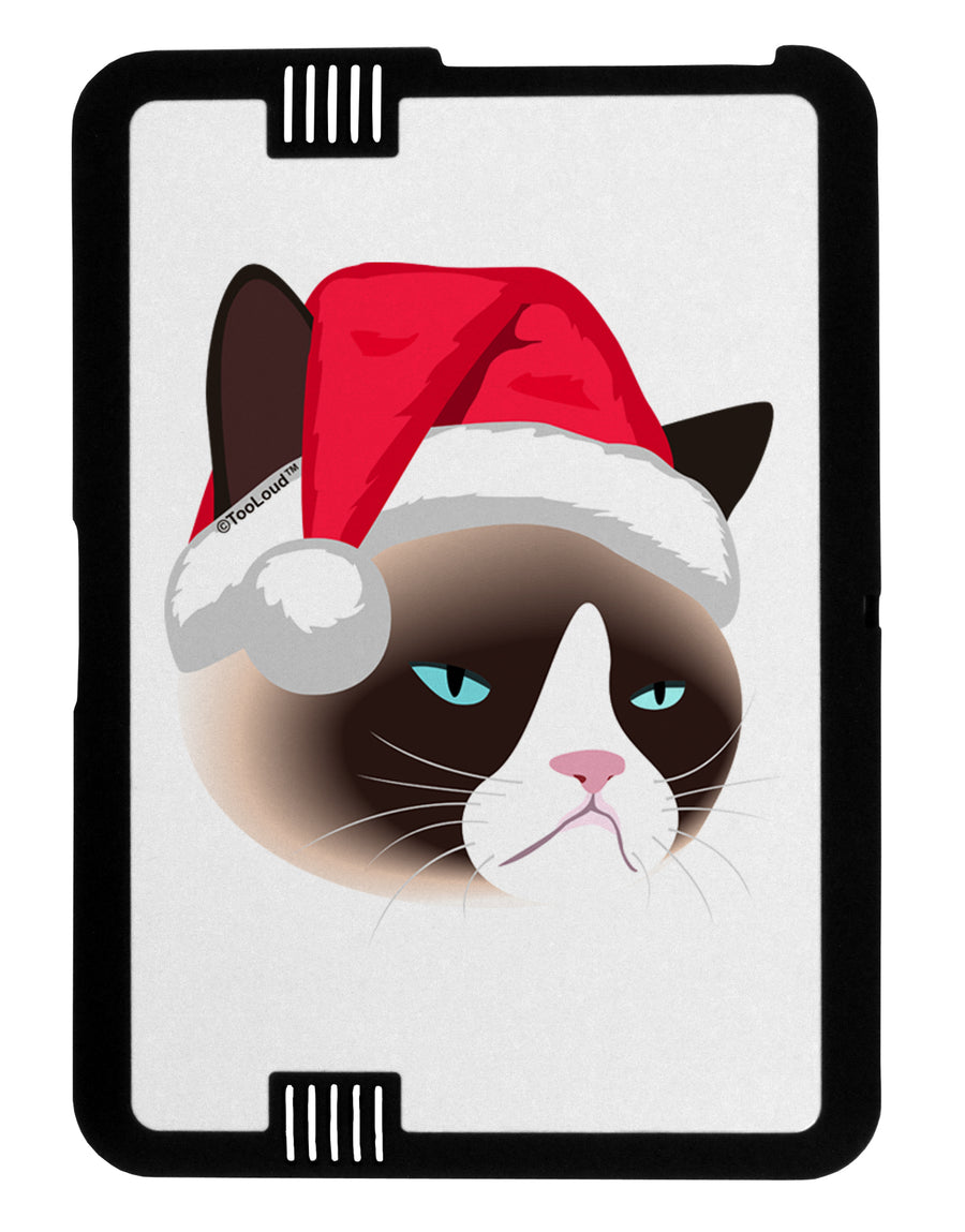 Santa Hat Disgruntled Siamese Cat Black Jazz Kindle Fire HD Cover by TooLoud-TooLoud-Black-White-Davson Sales