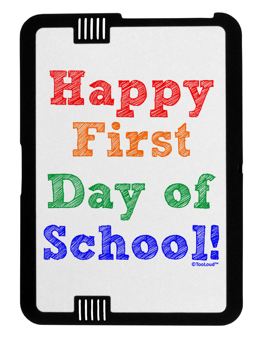 Happy First Day of School Black Jazz Kindle Fire HD Cover by TooLoud-TooLoud-Black-White-Davson Sales