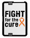 Fight for the Cure - Orange Ribbon Leukemia Black Jazz Kindle Fire HD Cover by TooLoud-TooLoud-Black-White-Davson Sales