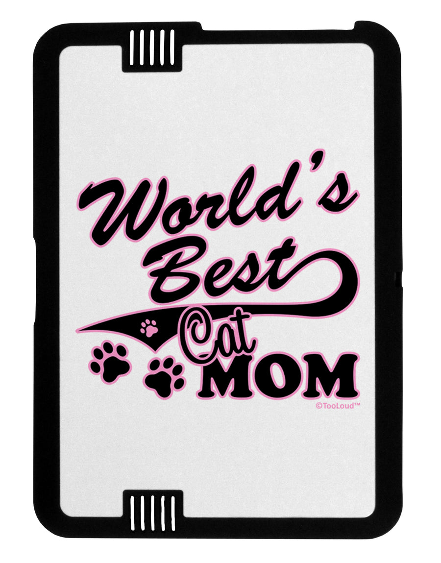 World's Best Cat Mom Black Jazz Kindle Fire HD Cover by TooLoud-TooLoud-Black-White-Davson Sales