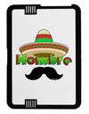 Hombre Sombrero Black Jazz Kindle Fire HD Cover by TooLoud-TooLoud-Black-White-Davson Sales