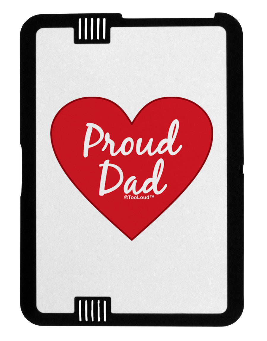 Proud Dad Heart Black Jazz Kindle Fire HD Cover by TooLoud-TooLoud-Black-White-Davson Sales