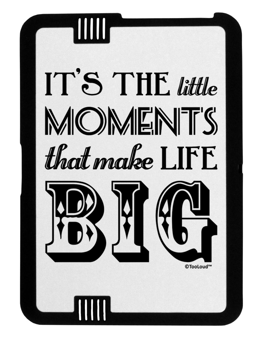It’s the Little Moments that Make Life Big Black Jazz Kindle Fire HD Cover by TooLoud-TooLoud-Black-White-Davson Sales