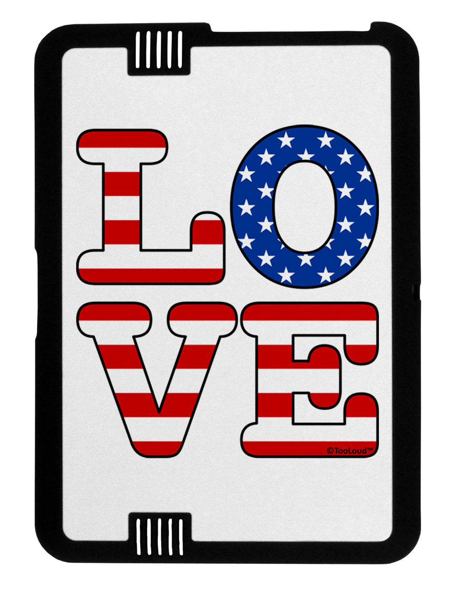 American Love Design Black Jazz Kindle Fire HD Cover by TooLoud-TooLoud-Black-White-Davson Sales