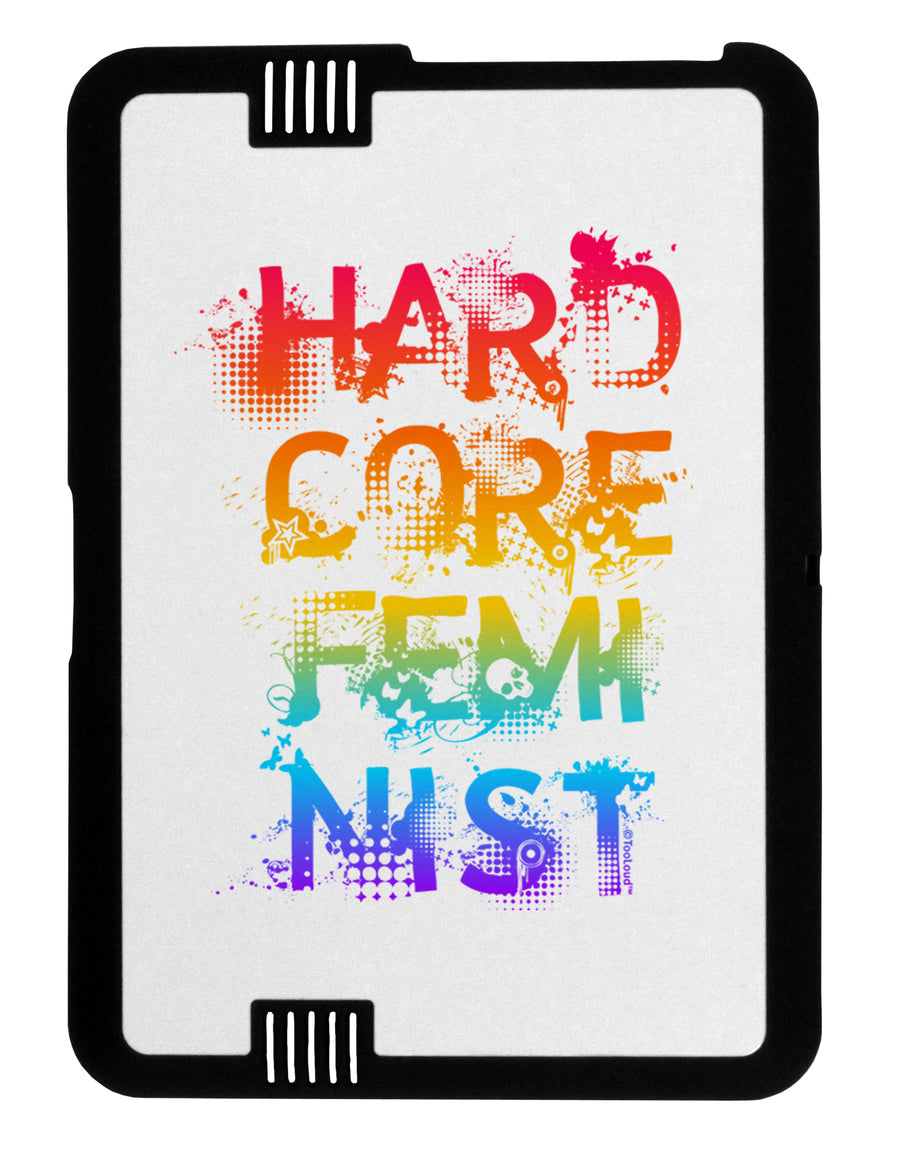 Hardcore Feminist - Rainbow Black Jazz Kindle Fire HD Cover by TooLoud-TooLoud-Black-White-Davson Sales