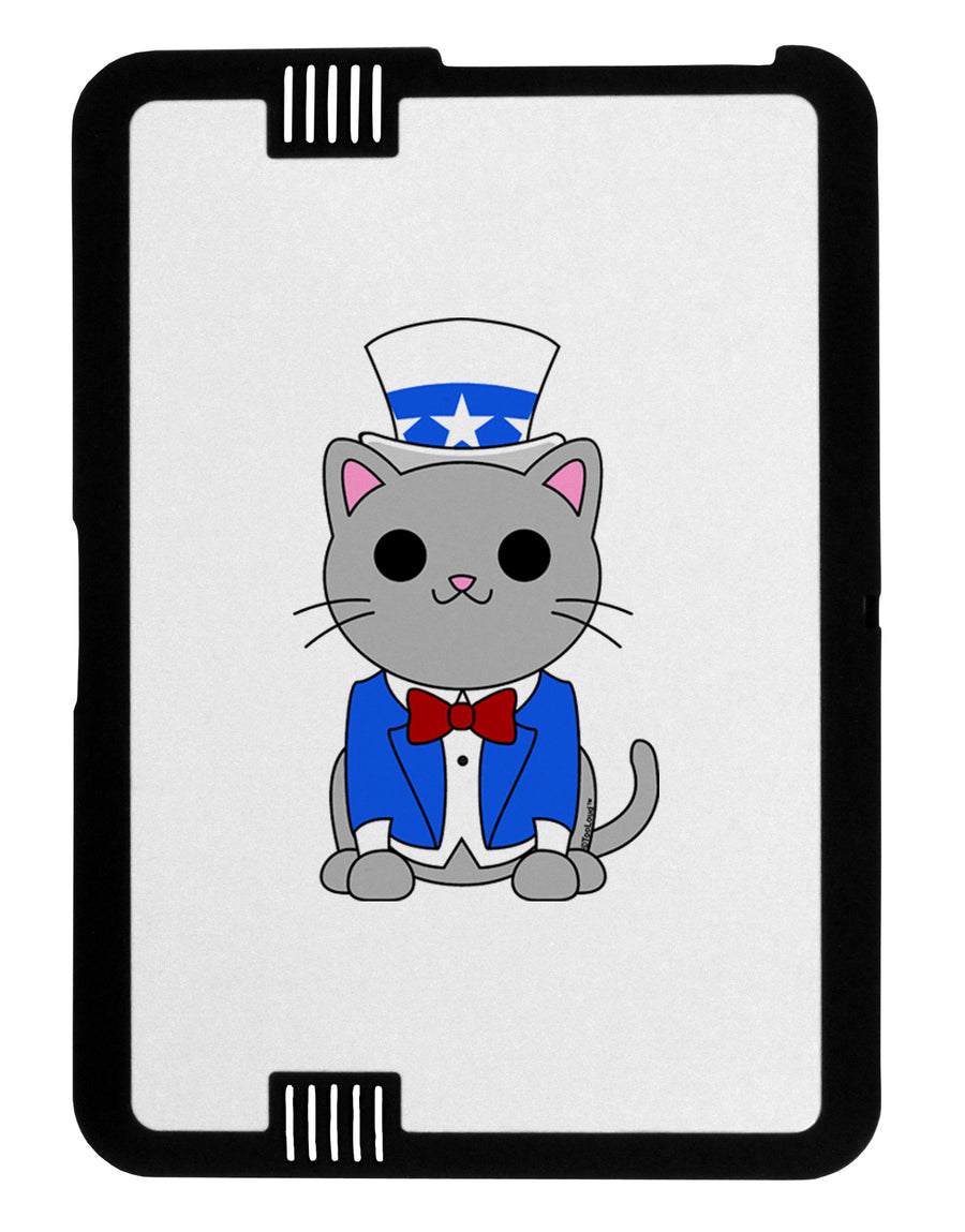 Patriotic Cat Black Jazz Kindle Fire HD Cover by TooLoud-TooLoud-Black-White-Davson Sales