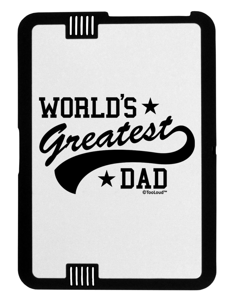 World's Greatest Dad - Sport Style Black Jazz Kindle Fire HD Cover by TooLoud-TooLoud-Black-White-Davson Sales