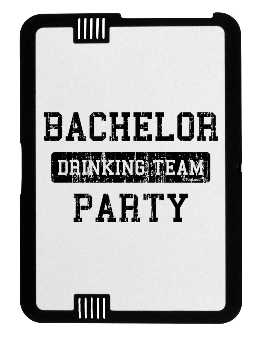 Bachelor Party Drinking Team - Distressed Black Jazz Kindle Fire HD Cover by TooLoud-TooLoud-Black-White-Davson Sales