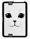 Cute Cat Face Black Jazz Kindle Fire HD Cover by TooLoud-TooLoud-Black-White-Davson Sales