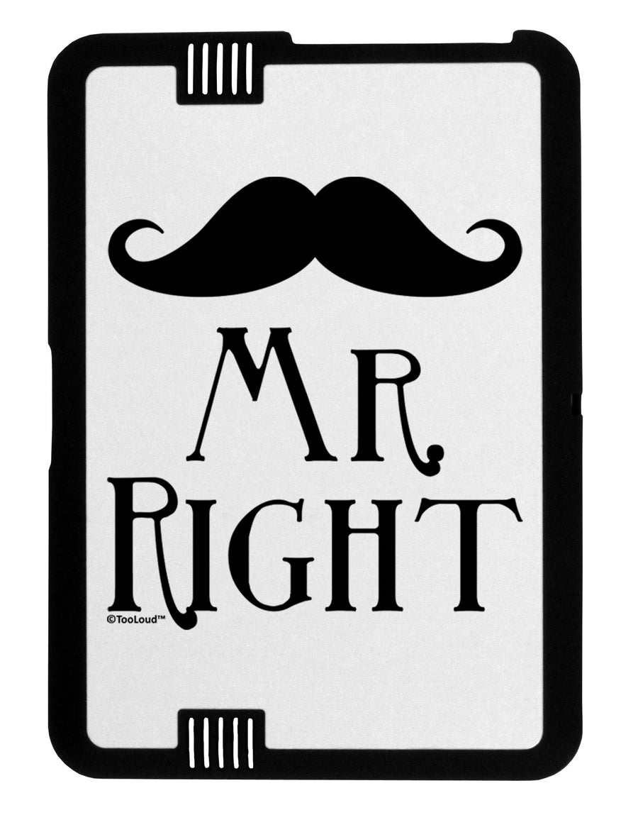 - Mr Right Black Jazz Kindle Fire HD Cover-TooLoud-Black-White-Davson Sales