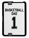 Basketball Dad Jersey Black Jazz Kindle Fire HD Cover by TooLoud-TooLoud-Black-White-Davson Sales
