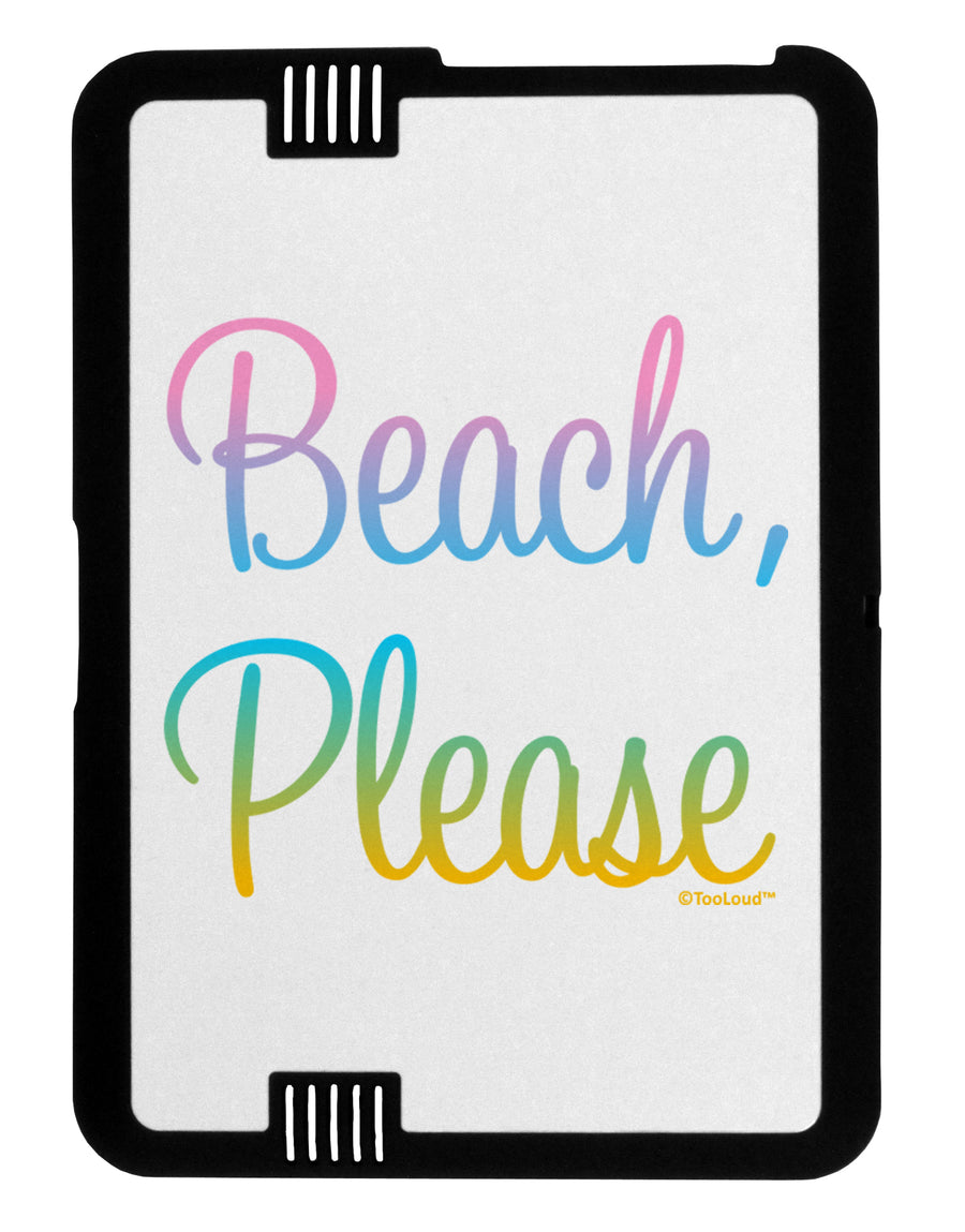Beach Please - Summer Colors Black Jazz Kindle Fire HD Cover by TooLoud-TooLoud-Black-White-Davson Sales