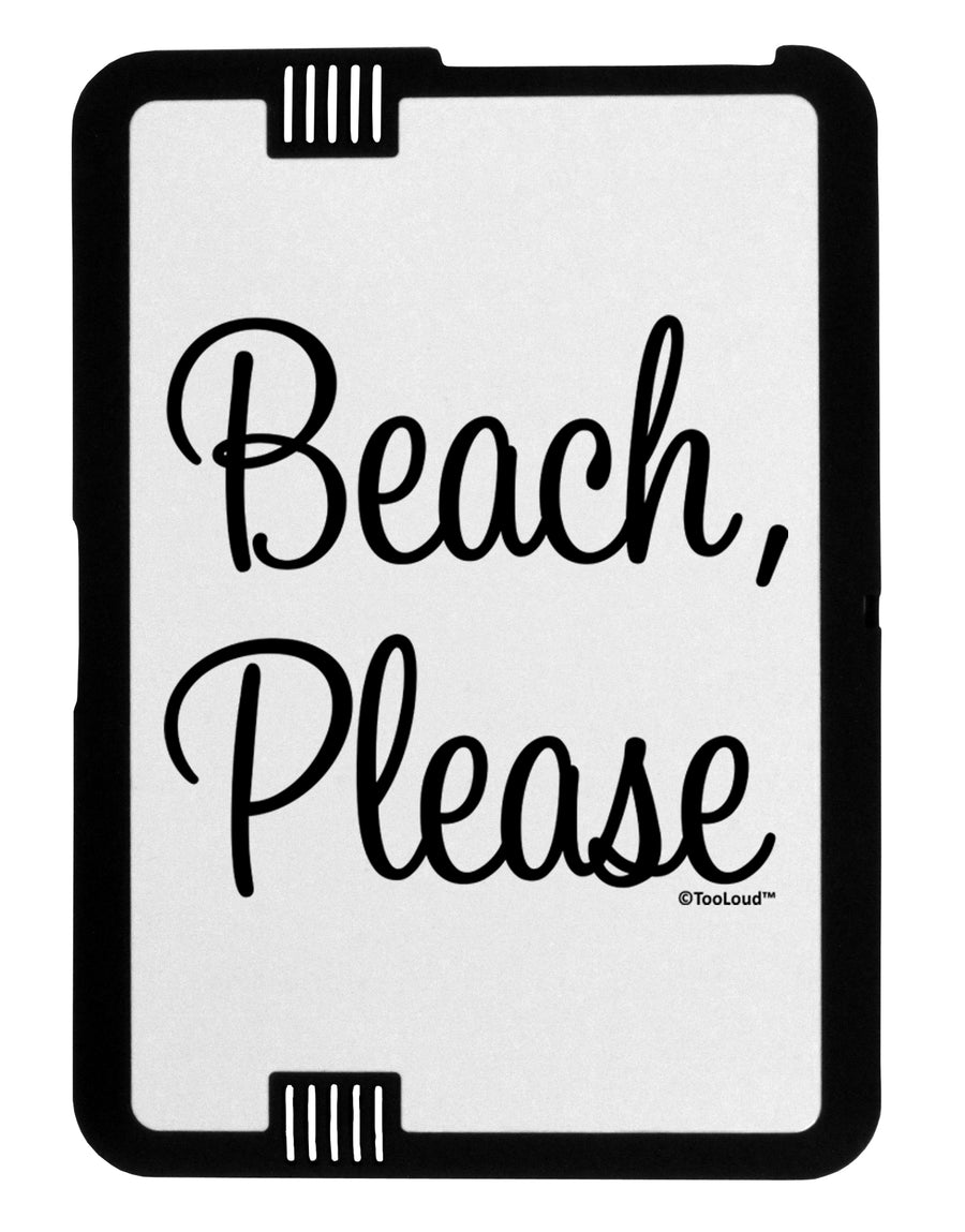 Beach Please Black Jazz Kindle Fire HD Cover by TooLoud-TooLoud-Black-White-Davson Sales