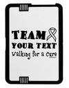 Personalized Team -Name- Walking for a Cure Black Jazz Kindle Fire HD Cover by TooLoud-TooLoud-Black-White-Davson Sales