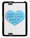 Adoption is When - Mom and Son Quote Black Jazz Kindle Fire HD Cover by TooLoud-TooLoud-Black-White-Davson Sales