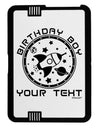 Personalized Birthday Boy Space with Customizable Name Black Jazz Kindle Fire HD Cover by TooLoud-TooLoud-Black-White-Davson Sales