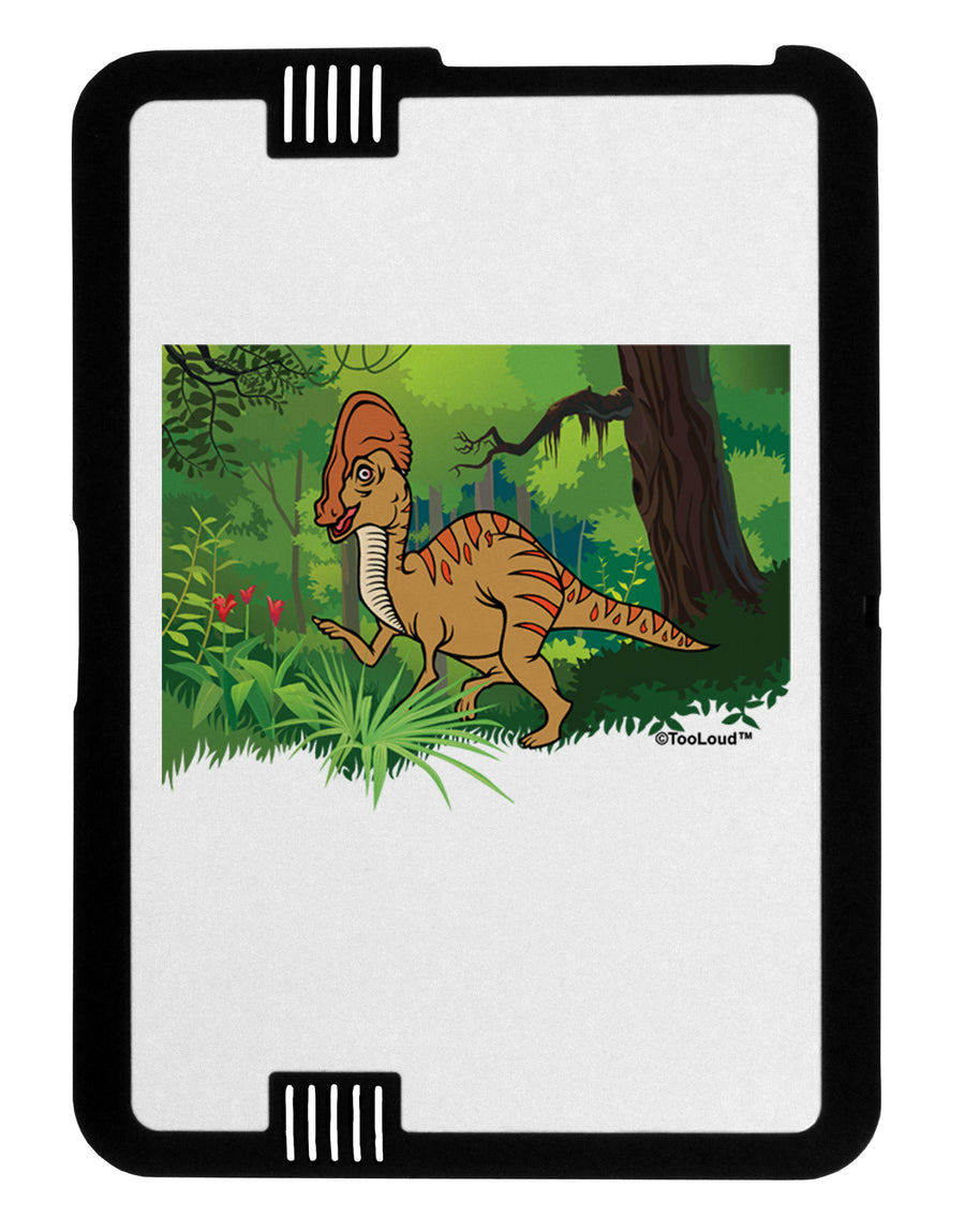 Parasaurolophus Walkeri - Without Name Black Jazz Kindle Fire HD Cover by TooLoud-TooLoud-Black-White-Davson Sales