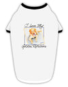 I Love My Golden Retriever Stylish Cotton Dog Shirt-Dog Shirt-TooLoud-White-with-Black-Small-Davson Sales