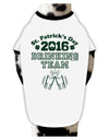 St Patricks Day Drinking Team Dog Shirt-Dog Shirt-TooLoud-White-with-Black-Small-Davson Sales