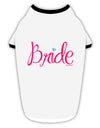 Bride Design - Diamond - Color Stylish Cotton Dog Shirt-Dog Shirt-TooLoud-White-with-Black-Small-Davson Sales