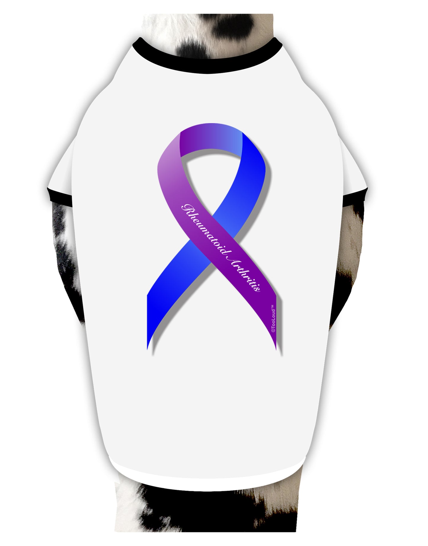 TooLoud Rheumatoid Arthritis Dog Shirt-Dog Shirt-TooLoud-White-with-Black-Small-Davson Sales