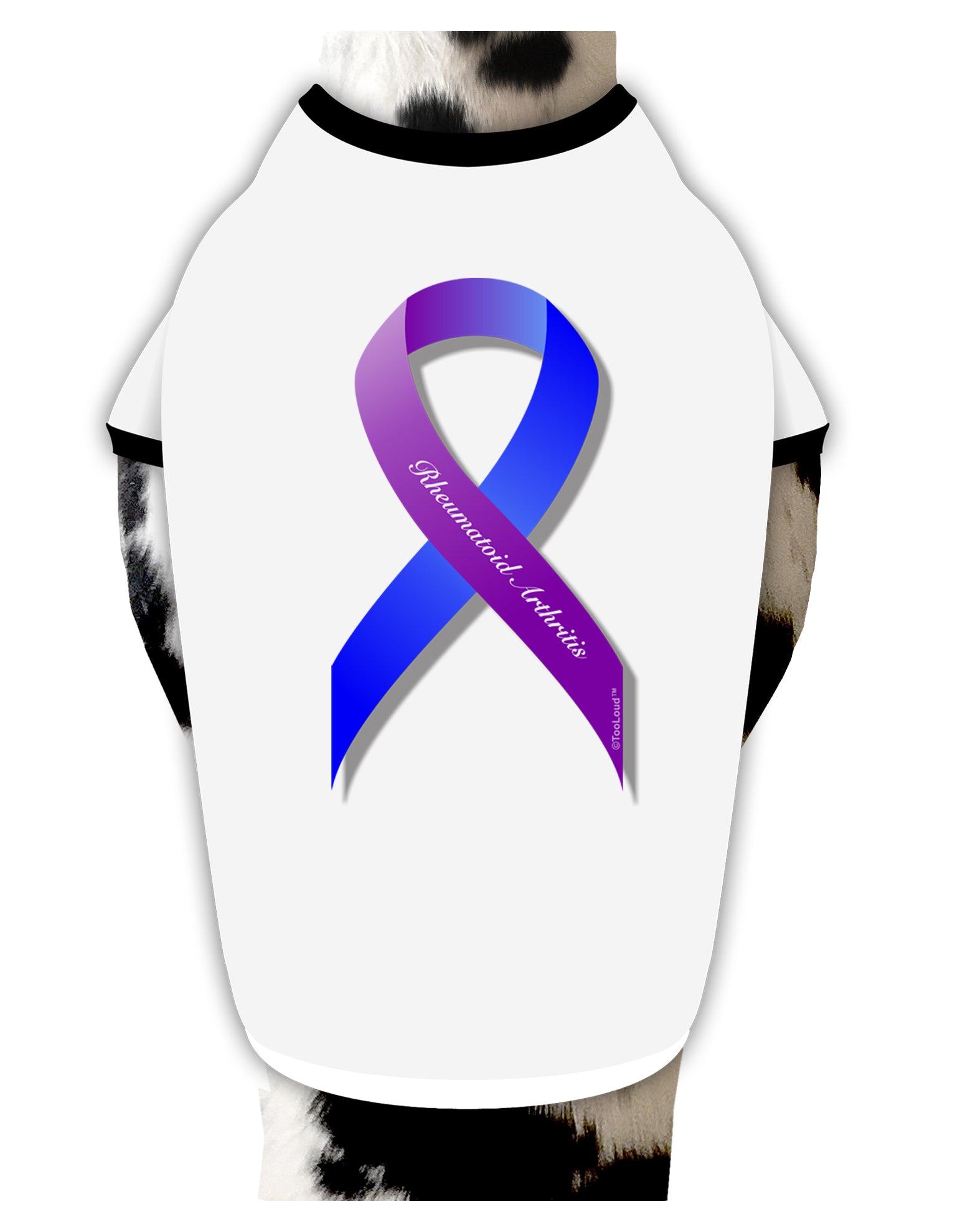 TooLoud Rheumatoid Arthritis Dog Shirt-Dog Shirt-TooLoud-White-with-Black-Small-Davson Sales