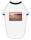 Victor Mines Pink Sunrise Stylish Cotton Dog Shirt-Dog Shirt-TooLoud-White-with-Black-Small-Davson Sales