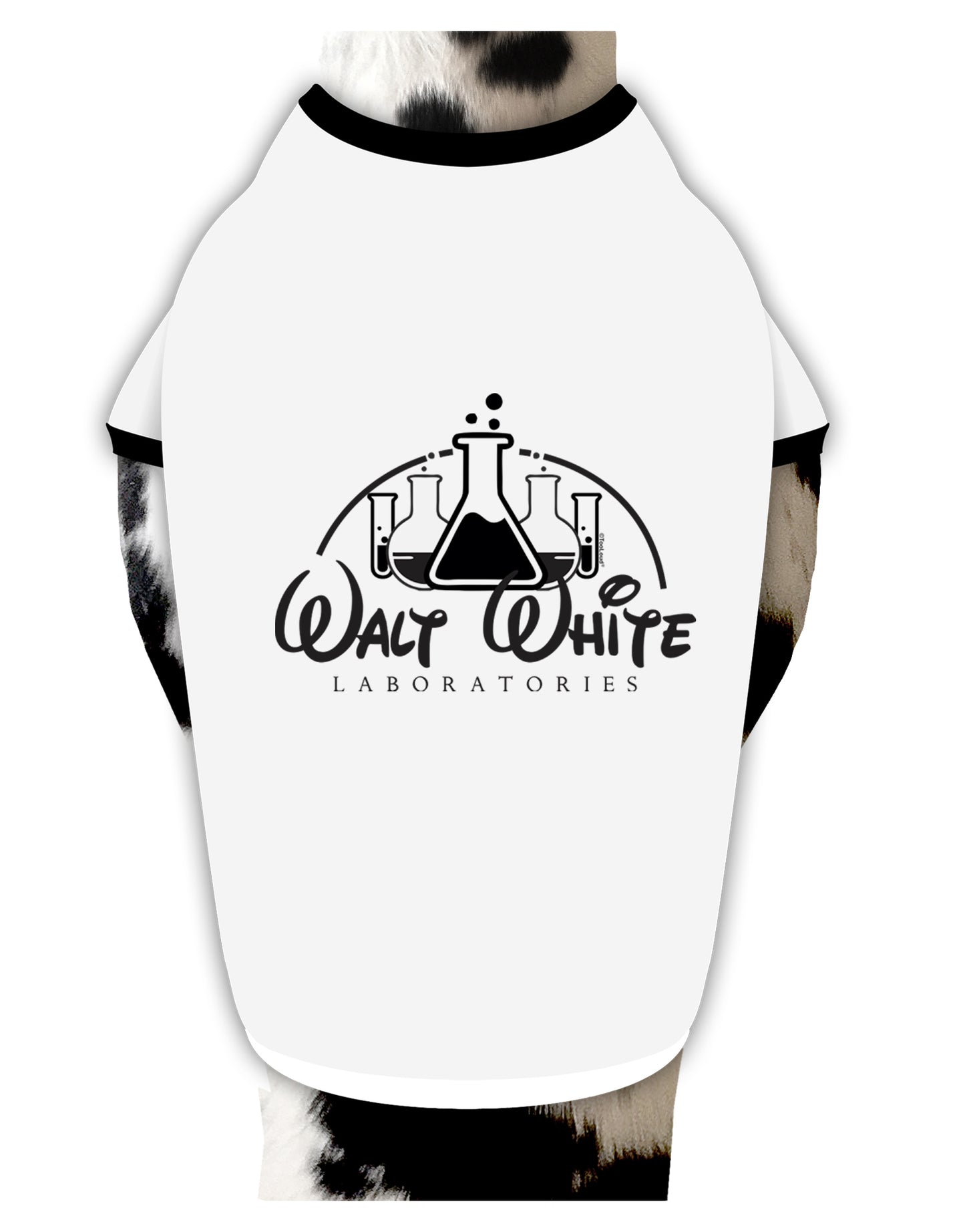 Walt White Laboratories Dog Shirt by TooLoud-Dog Shirt-TooLoud-White-with-Black-Small-Davson Sales