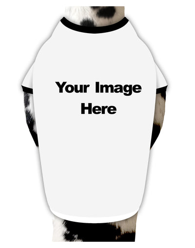 Custom Personalized Image and Text Dog Shirt-Dog Shirt-TooLoud-White-with-Black-Small-Davson Sales