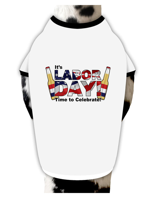 Labor Day - Celebrate Dog Shirt-Dog Shirt-TooLoud-White-with-Black-Small-Davson Sales