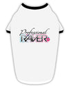 Matching Raver - Professional Stylish Cotton Dog Shirt-Dog Shirt-TooLoud-White-with-Black-Small-Davson Sales