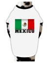 Mexico Flag Dog Shirt-Dog Shirt-TooLoud-White-with-Black-Small-Davson Sales