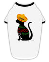 Happy Cinco de Meow - Cinco de Mayo Cat Stylish Cotton Dog Shirt by TooLoud-Dog Shirt-TooLoud-White-with-Black-Small-Davson Sales