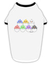 Cute Hatching Chicks Group Stylish Cotton Dog Shirt by TooLoud-Dog Shirt-TooLoud-White-with-Black-Small-Davson Sales