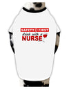 Drink With A Nurse Dog Shirt-Dog Shirt-TooLoud-White-with-Black-Small-Davson Sales