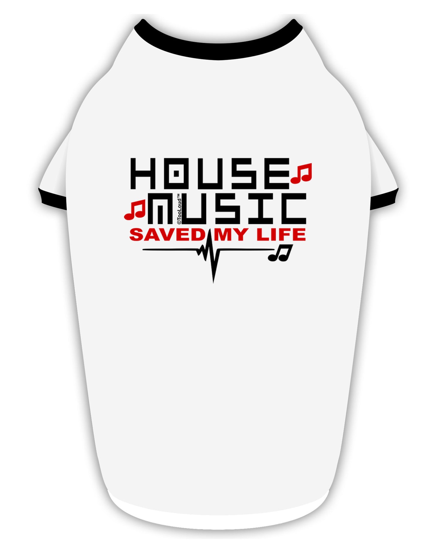 House Saved My Life Stylish Cotton Dog Shirt-Dog Shirt-TooLoud-White-with-Black-Small-Davson Sales