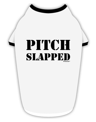 Pitch Slapped Stylish Cotton Dog Shirt-Dog Shirt-TooLoud-White-with-Black-Small-Davson Sales